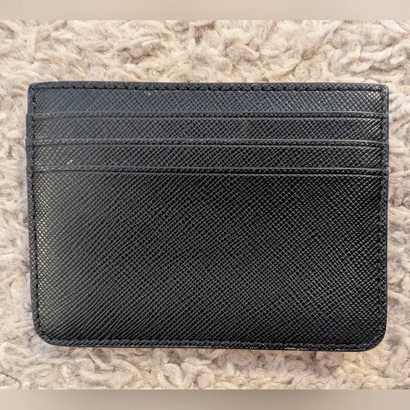 Kate spade black gold card holder with dustbag - Picture 2 of 4